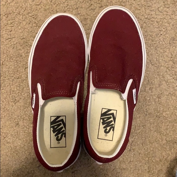 Vans Shoes - Maroon Vans